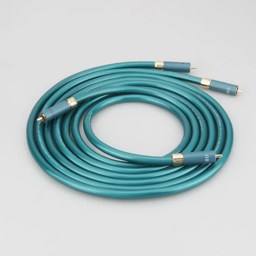 زوج Audiocrast A55 Ortofon HiFi RCA كابل مرحبا نهاية CD مكبر للصوت ربط 2RCA إلى 2RCA كابل الصوت الذكور