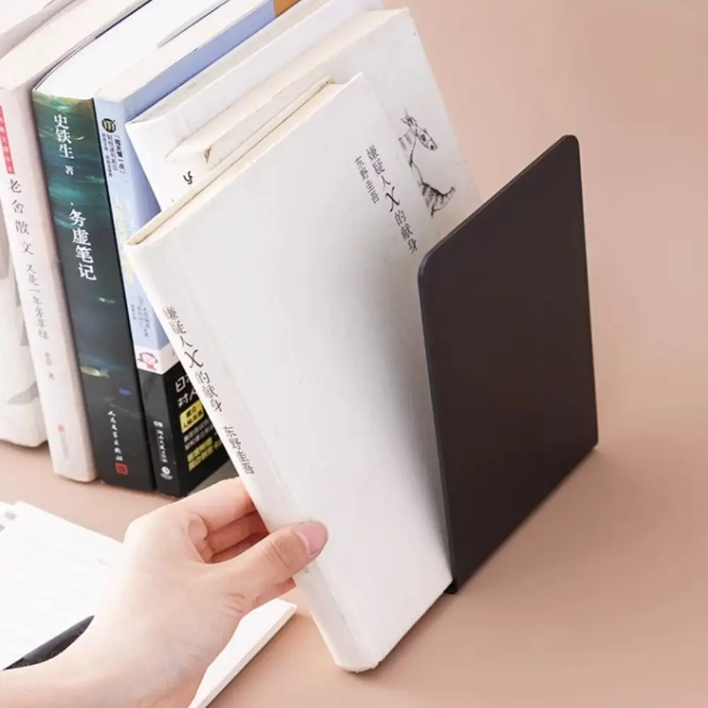 Simples Ins Wind Book Stand, Desktop Book Stand, Student Book Block, Grande espessamento do armazenamento Rack, Armazenamento de papelaria