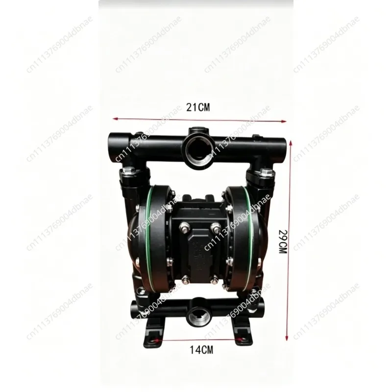 Stainless steel pneumatic diaphragm/corrosion-resistant chemical/sewage diaphragm pump QBY15P plastic aluminum alloy thickened