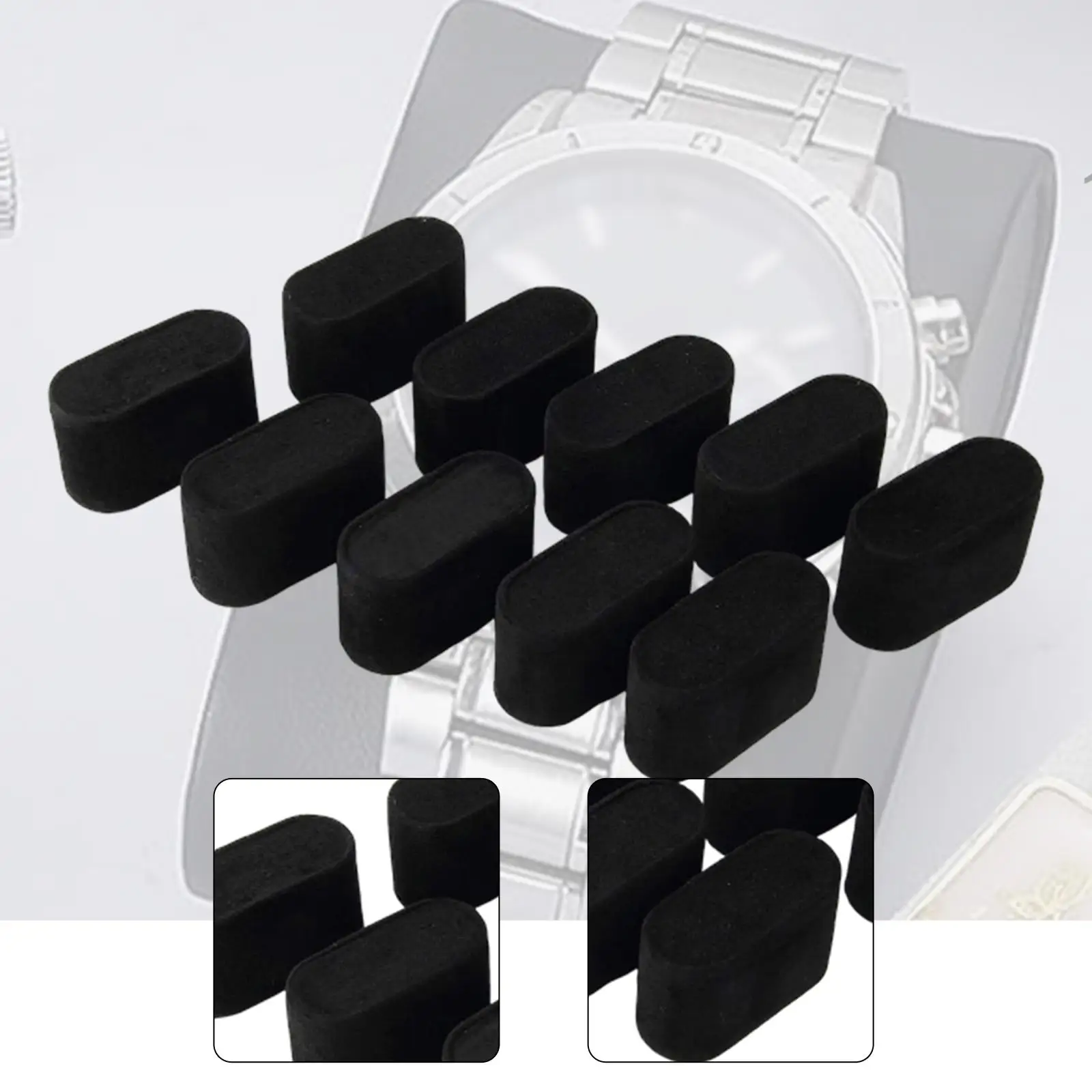 10 Pieces Watch Pillows Bracelet Cushion for Bangles Lightweight Bracelet