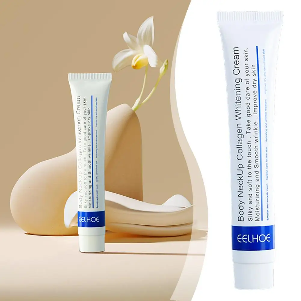 Effektive Kollagen Hals creme Anti-Falten-Straffung sreduzierer feine Linien feuchtigkeit spendende Straffung Anti-Aging-Nacken pflege Hautpflege