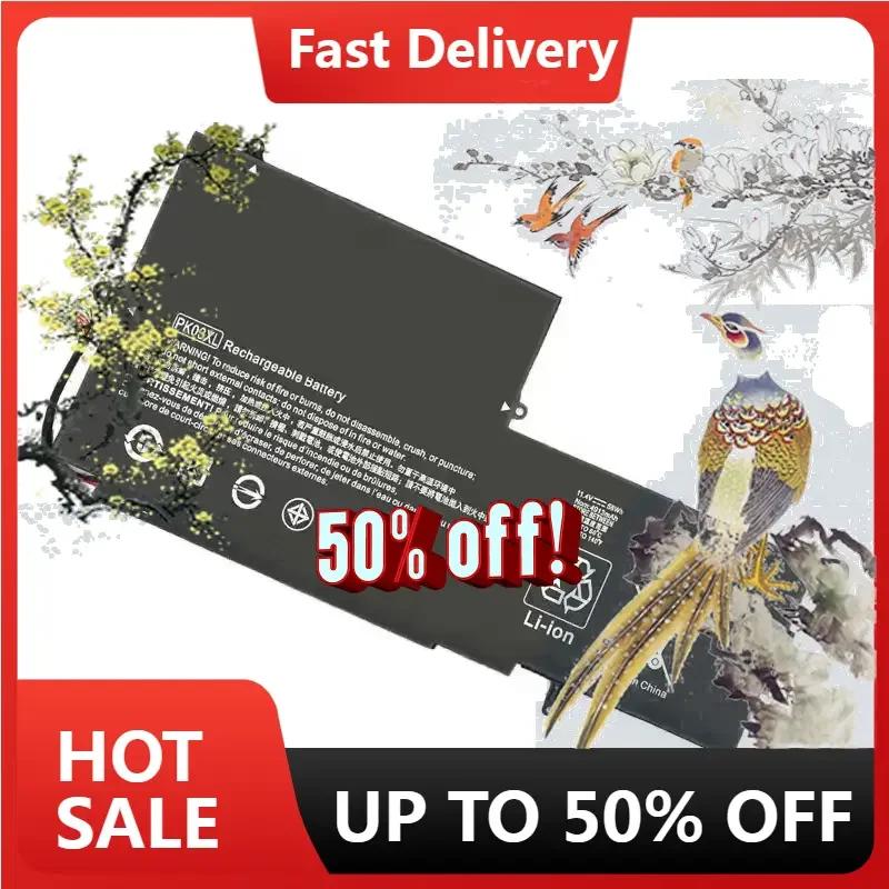 

【Fast Delivery】New PK03XL 11.4V 4913mah Battery Replacement For HP Spectre Pro X360 G1 G2 HSTNN-DB6S TPN-Q157 789116-005