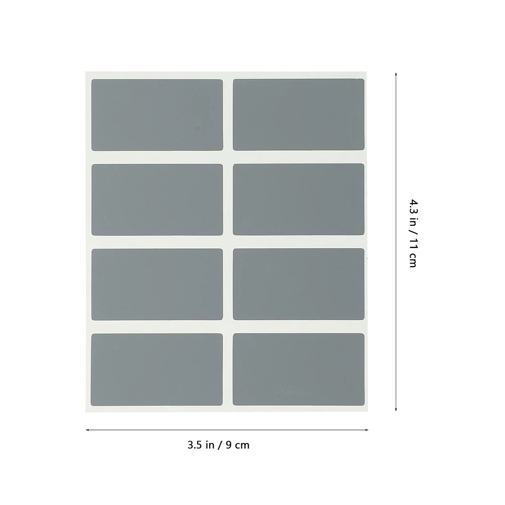 200 قطعة ملصقات بطاقة الصفر لعبة اليانصيب تذكرة خدش أداة قبالة تسميات ملاحظات لاصقة ورقة مستطيلة لتقوم بها بنفسك قشر و