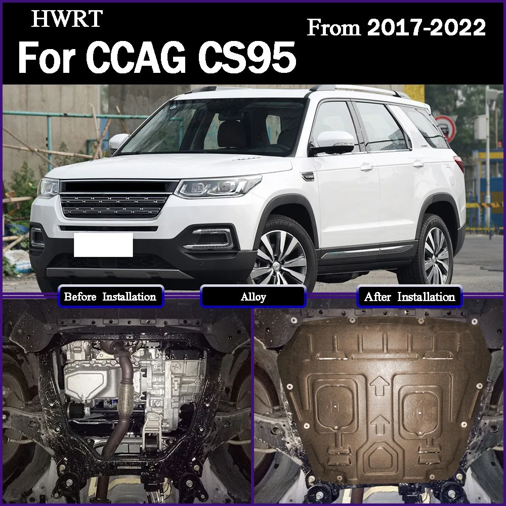 

For CCAG CS95 2017-2022 2.0T Higher Quality Black Under Engine Guard Mudguard Board Splash Shield Mud Fender Plate Panel
