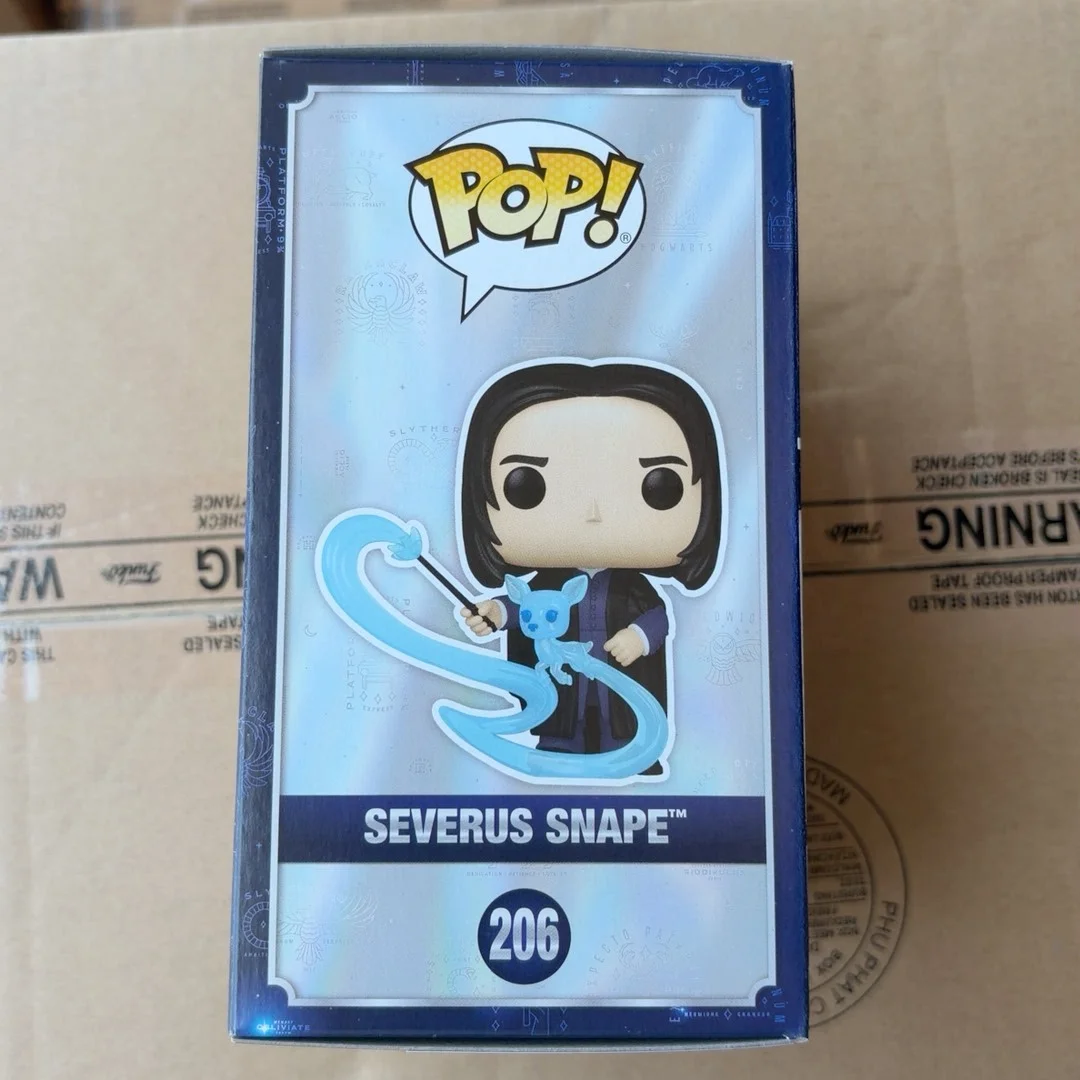 Figura de Vinilo Funko Pop de Harry Potter, Severus Snape con Patronus Doe, Número 206, Oficialmente Licenciada, Decoración de Escritorio Coleccionable, Regalo