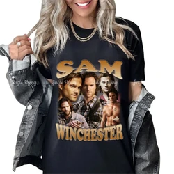 Sam Winchester Supernatural Vintage Homage Movie ShirtWinchester Brothers Personalized Gift For Woman And Man Unisex T-shirt