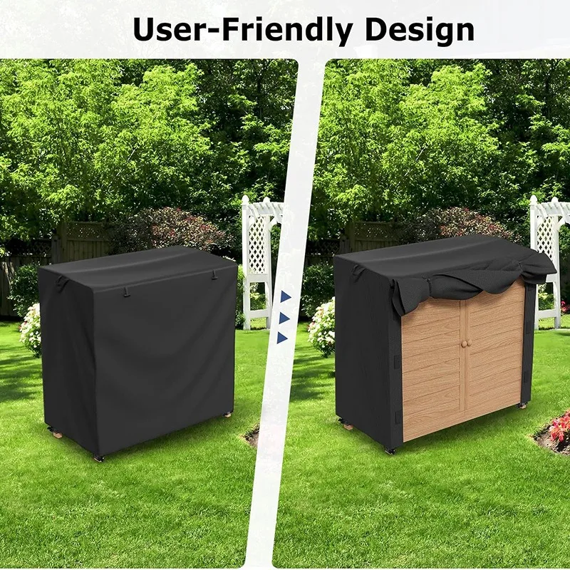 210D Oxford cloth Outdoor table cover Garden Wooden locker cover Outdoor shoe cabinet cover Rain cover Dust cover