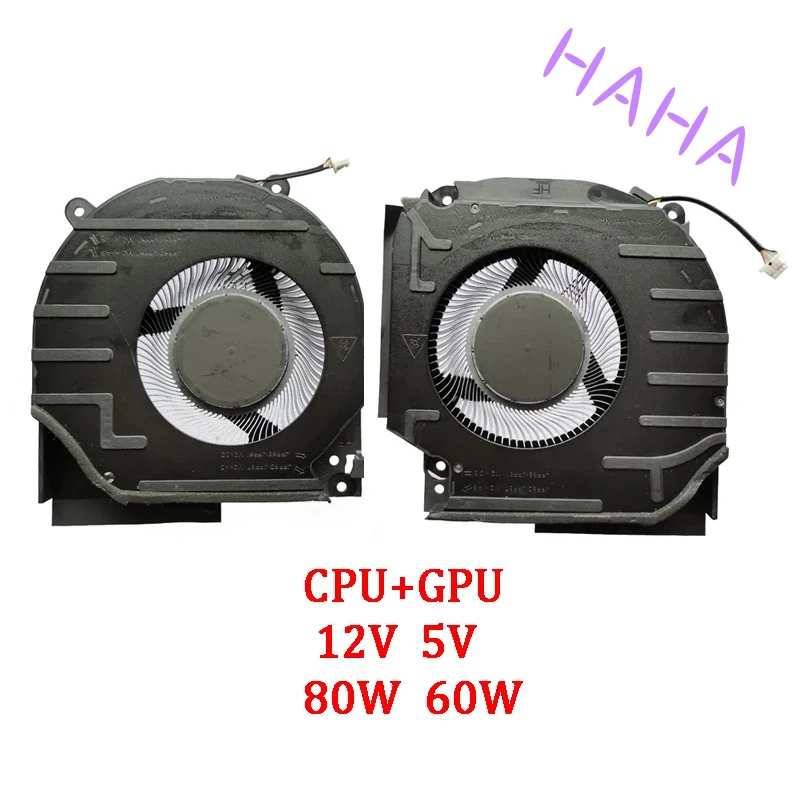 H+ New Original Laptop CPU GPU Cooling Fan For HP Victus9 16-R 16-DW/WD 16-DX TPN-C169 C170