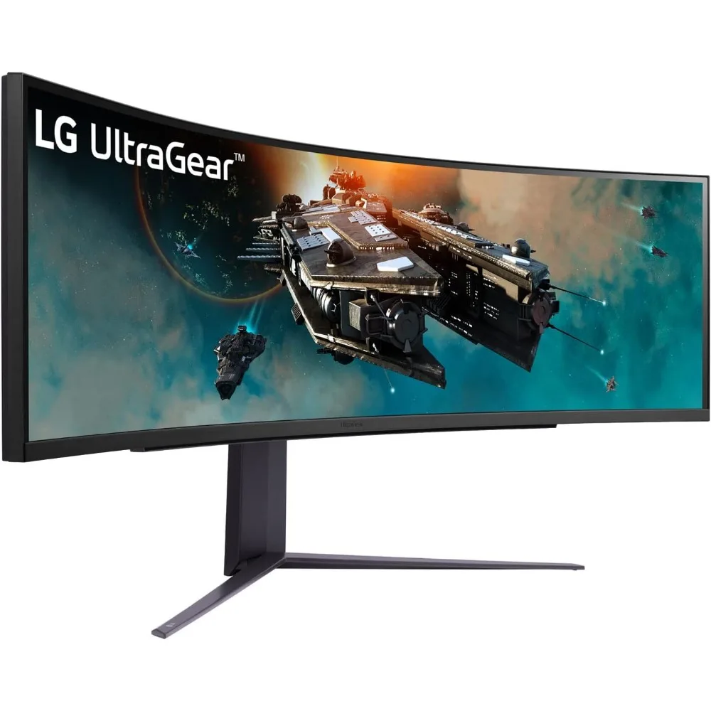 49 "ultragear dqhd (5120x1440) จอภาพเกมโค้ง, 240Hz, 1ms, Vesa displayhdr 1000, 2.1 HDMI, DisplayPort