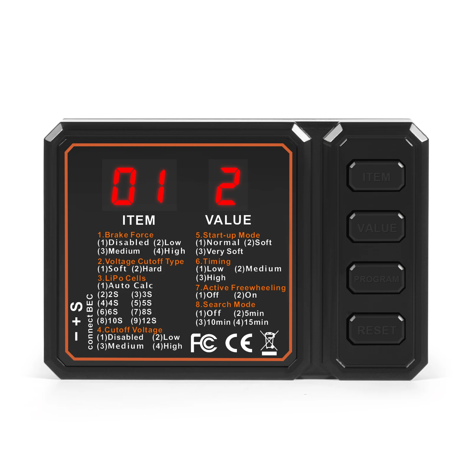 ESC 20A Sans Balai Pour Avion RC & Drone FPV – Compatible 2-3S Lipo, Facile à Installer