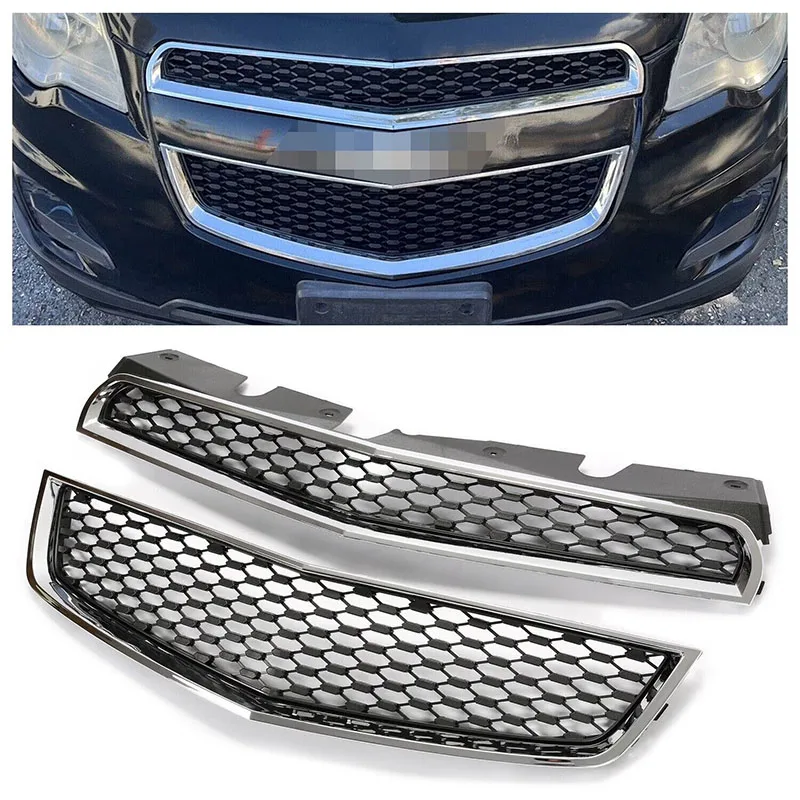 for-chevrolet-equinox-2010-2015-front-grille-electroplating-kit-oe-25798744-25798747