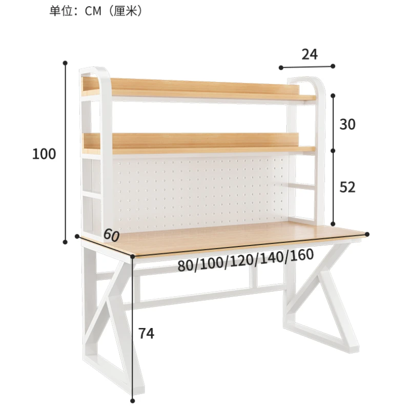 Bedroom Simplicity Office Desk Study Home Computer Shelf Design Office Desk Table Single Bureaux Meuble Work Furniture QF50OD