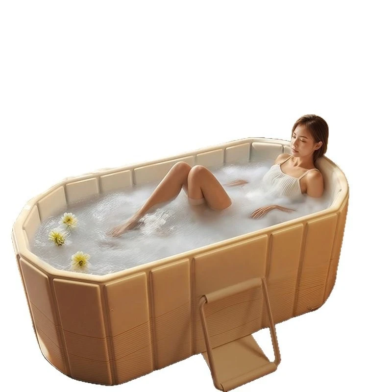 

Modern simple bath bucket folding adult full body adult bucket household bidet bucket double