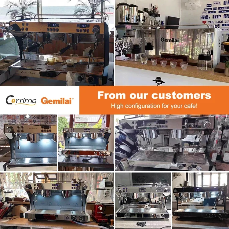 Gemilai CRM3120C New 2 group coffee shop professional commercial espresso coffee machine