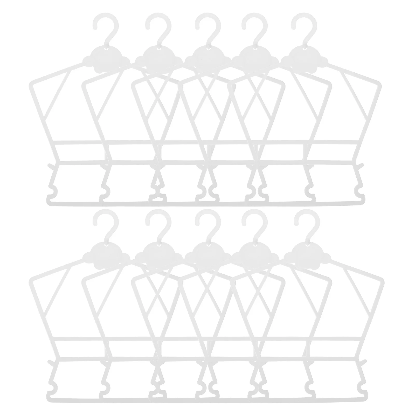 

10Pcs Child Hangers Kids Clothes Hangers for Closet Sweaters Quilts Practical Decorative Indoor Outdoor Use Baby Infant Hanger