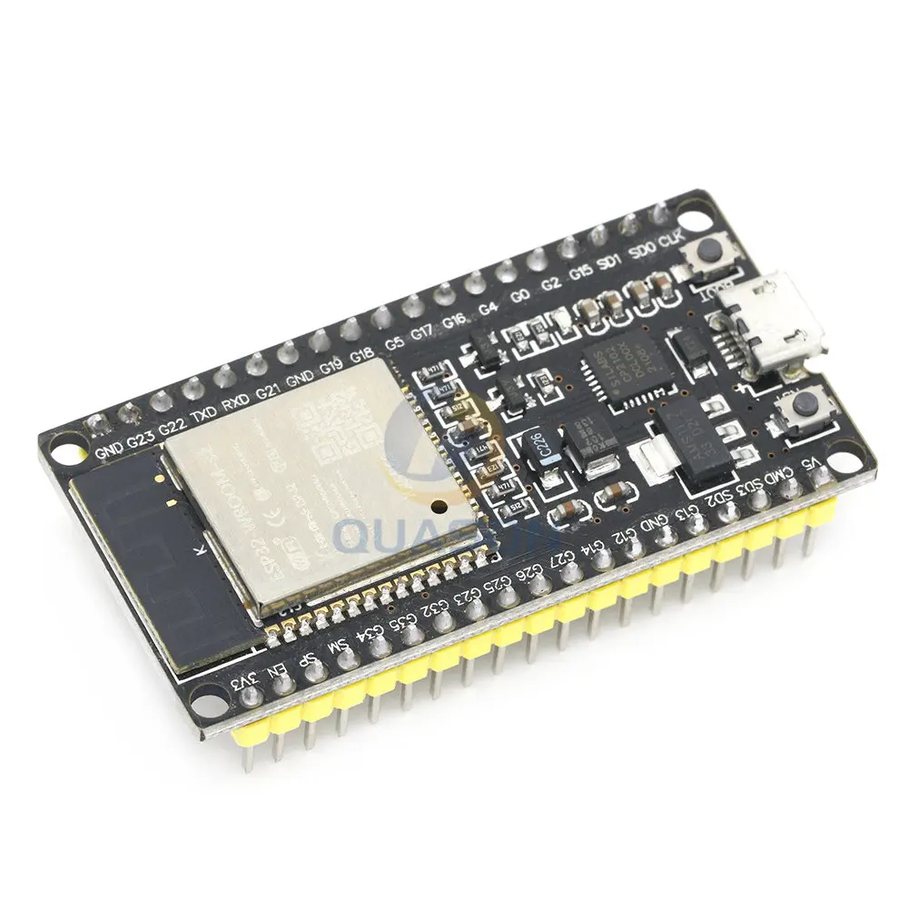 ESP32 Wroom ESP-WROOM-32 WIFI Bluetooth Development Board Dual Core CPU CP2102 Ultra-Low Power ESP32S Micro USB forArduino