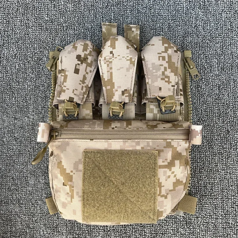 Tactical FCPC V5 Panel Backpack Vest Multicam Plate Carrier Pouch Airsoft Assault Zipper Molle Bag Accessories Gear