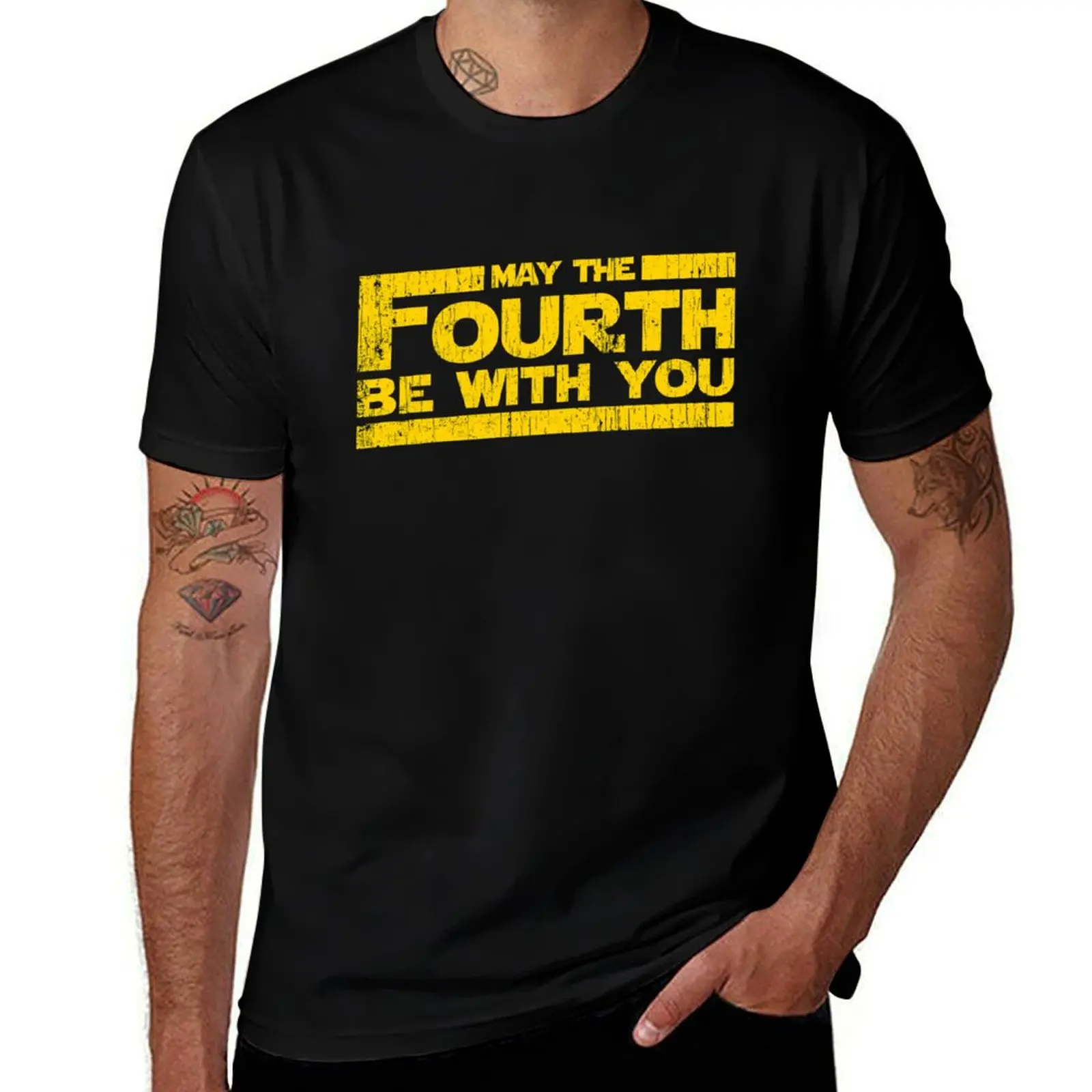 May The Fourth Be With You 4th T-Shirt sublime rapper graphic tees anime figures mens workout shirts