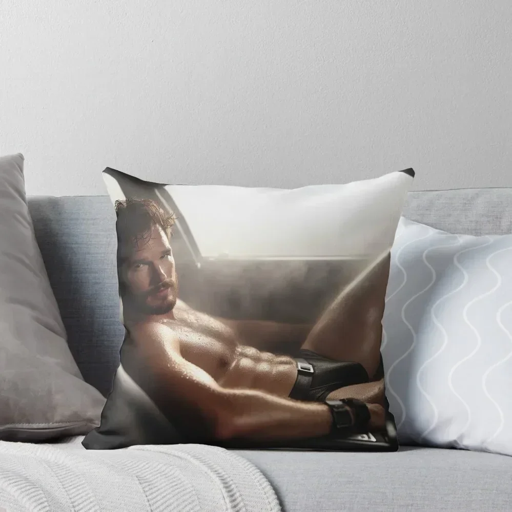 

chris pratt so hot Throw Pillow Cushion Cover Set Sofas Covers Embroidered Cushion Cover Pillow Covers Decorative pillow