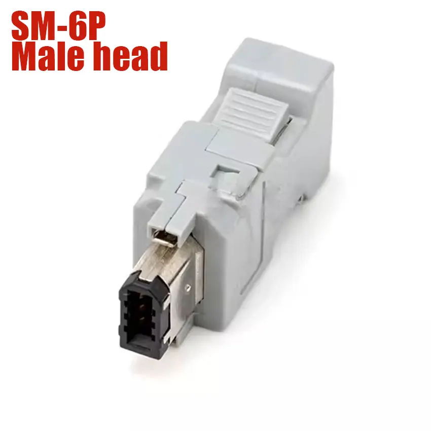 Female Connector 6 Pin Firewire IEEE 1394 for Yaskawa for