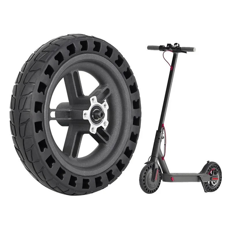 

8.5-inch electric scooter rear auxiliary wheel for m365 Pro scooter solid tire honeycomb auxiliary tire accessories