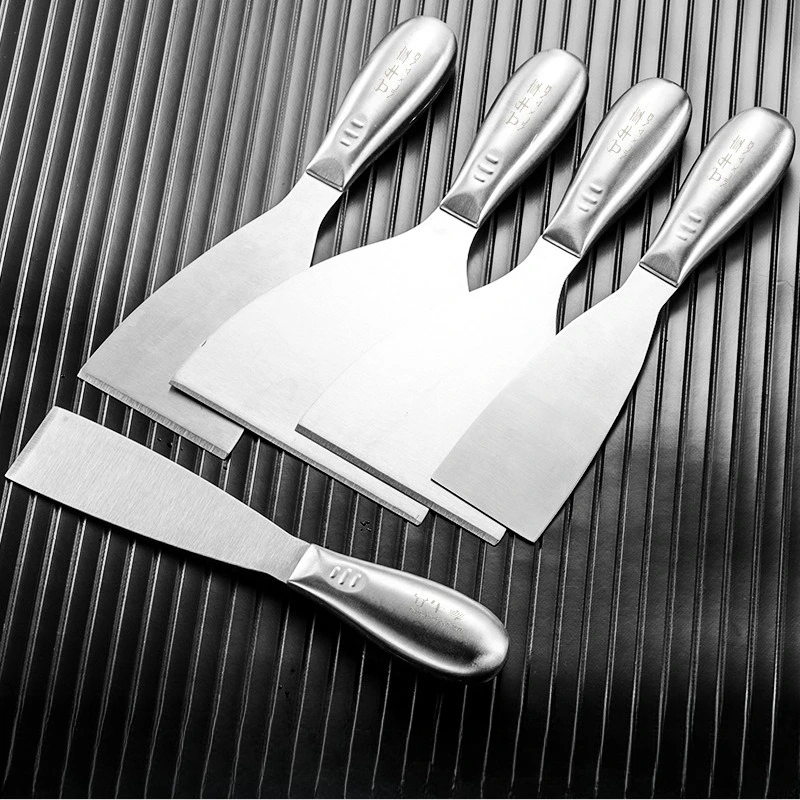 

2~ 5 Inch High Hardness Thickened Batch Putty Putty Knife Multi-functional Integrated Stainless Steel Cleaning Spatula