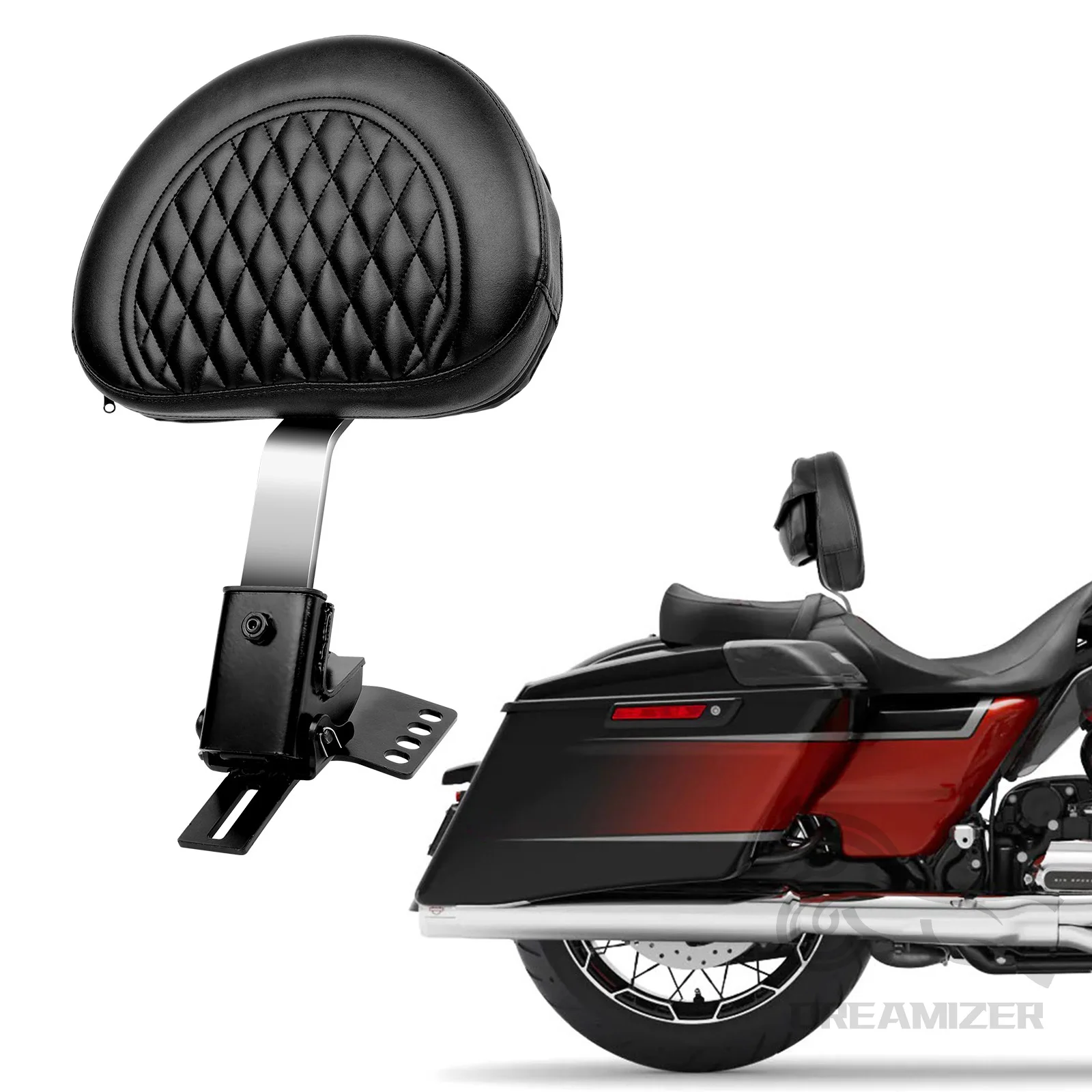 

Комплект для крепления передней спинки водителя мотоцикла, подходит для Harley Touring Road King Street Glide Road Glide 1997-2025