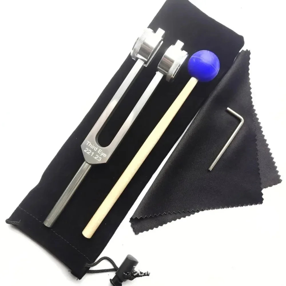 Aluminium Stimmgabel Set Professionelle Yoga Meditation Sound Heilung Therapie Chakren Percussion Instrumente Stimmgabeln Sets – Detail 9