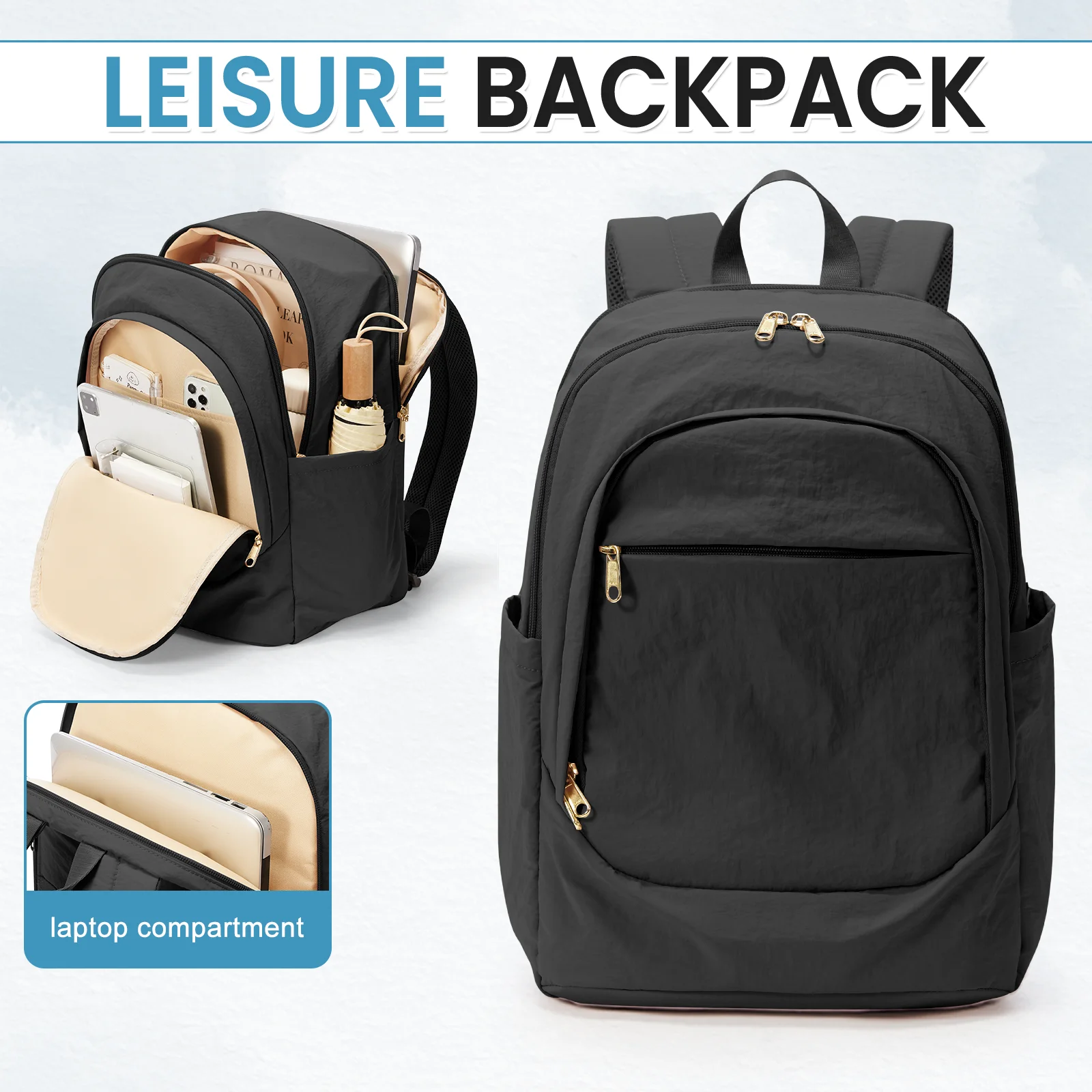 

Рюкзак 30х30х20, женский рюкзак, легкий противоугонный повседневный школьный рюкзак для девочек, дорожный женский рюкзак