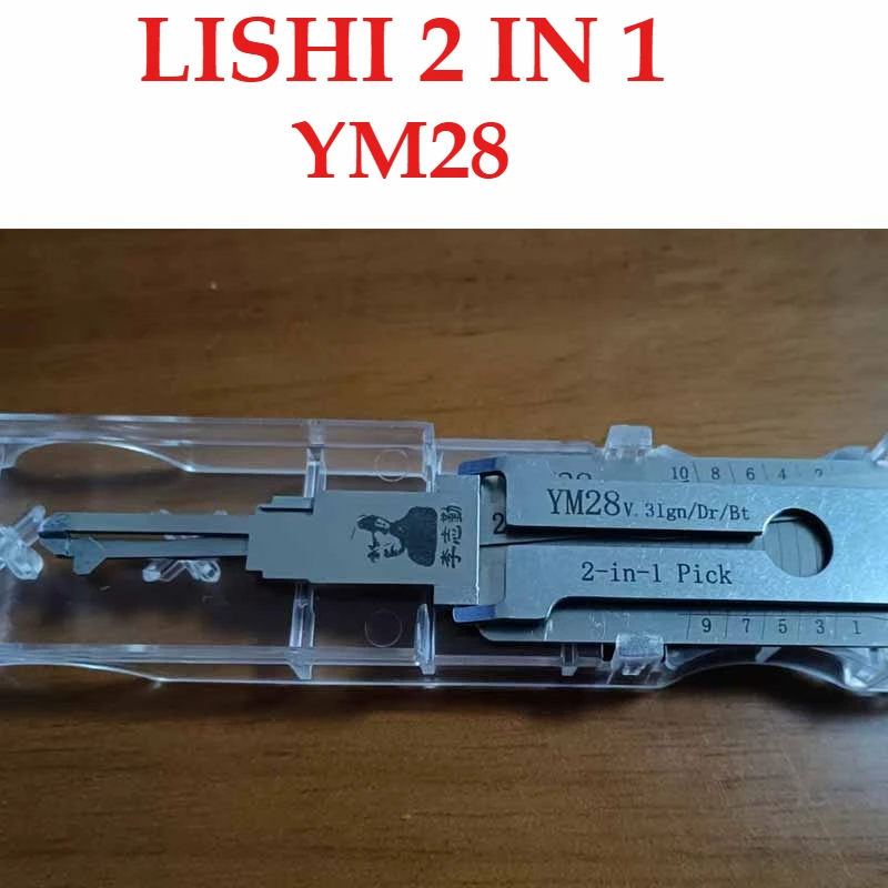 

1PCS Repair Toos Lishi YM28 2in1 Decoder and Pick for VAUXHALL for OPEL Key Decoder Car Locks Decoder Tools Lishi Tool Full Set