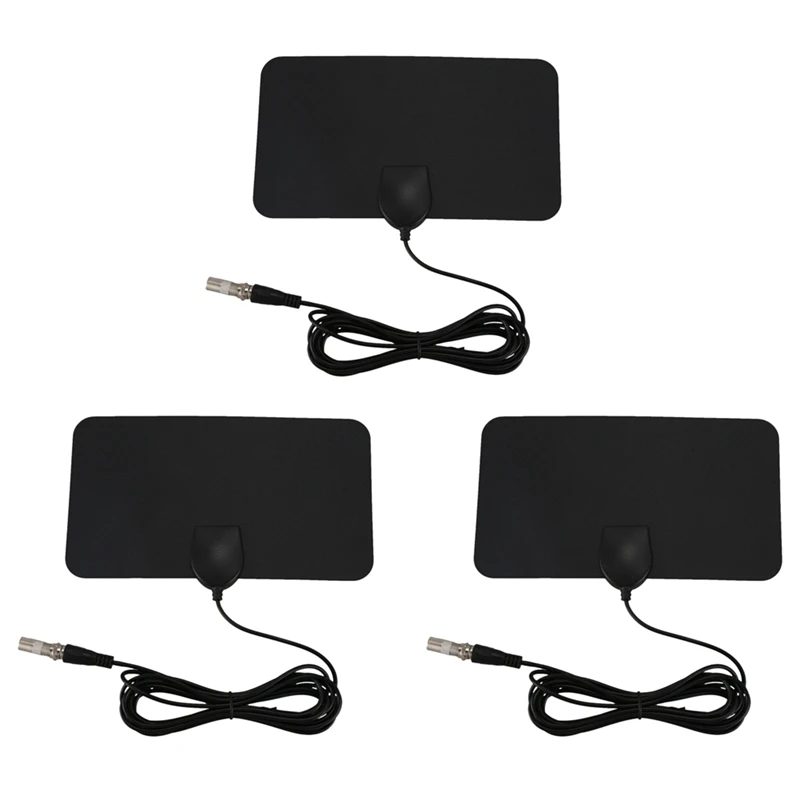 

AT41 3X Flat HD Digital Indoor Zoom TV Antenna HDTV 50 Mile Range Tvfox VHF UHF DVB