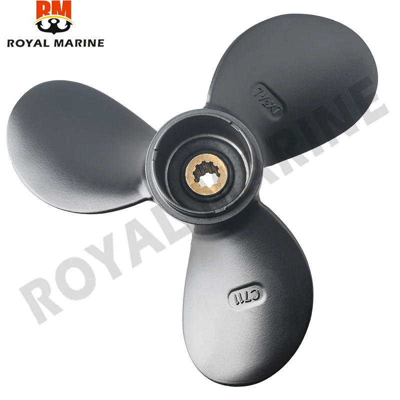 58110-91JN0-019 Aluminum alloy propeller 7 1/2 x 7 for Suzuki boat engine 4-6HP 5811091JN0019