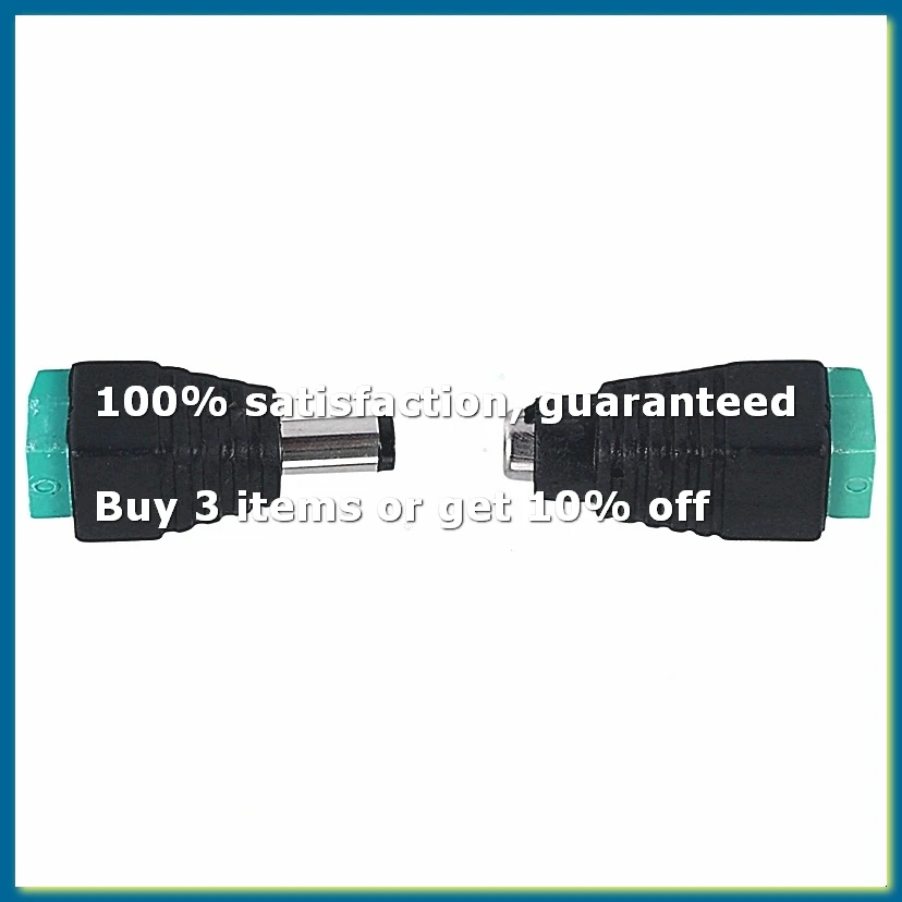 2 plug male and female 5.5 x 2.1 mm DC jack, surveillance camera EU power plug