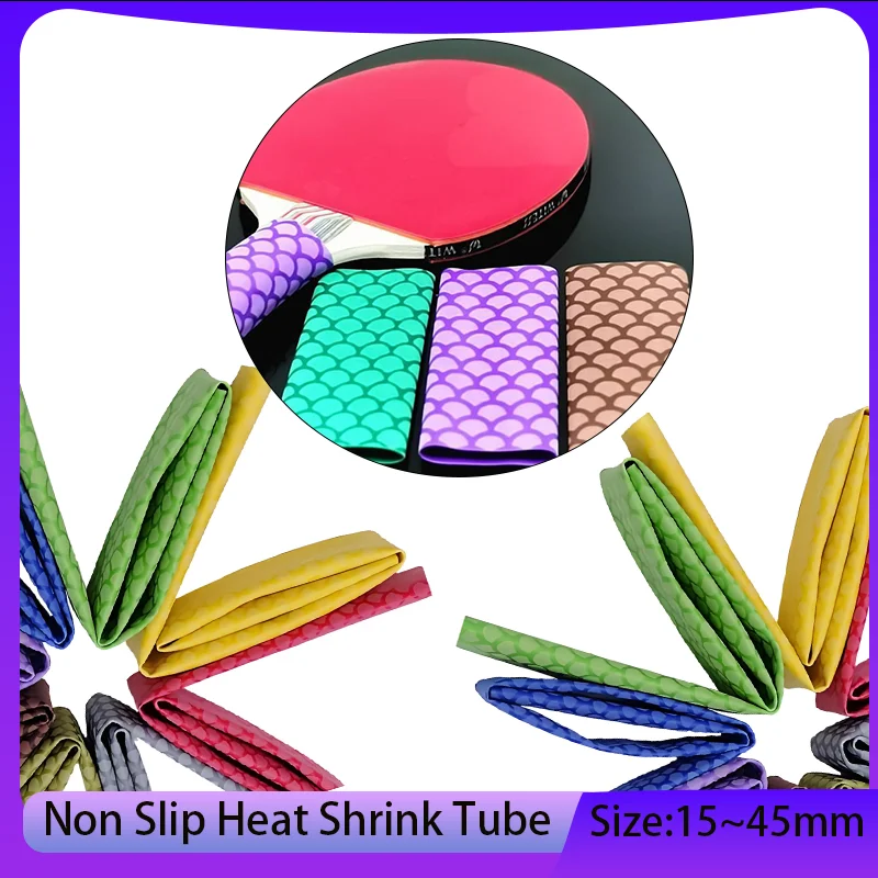

1M/Pcs Heat Shrink Tube Non-slip Electrical Insulation Shrink Wrap for Fishing Rod DIY Racket Sleeve Multiple Sizes 15mm to 45mm