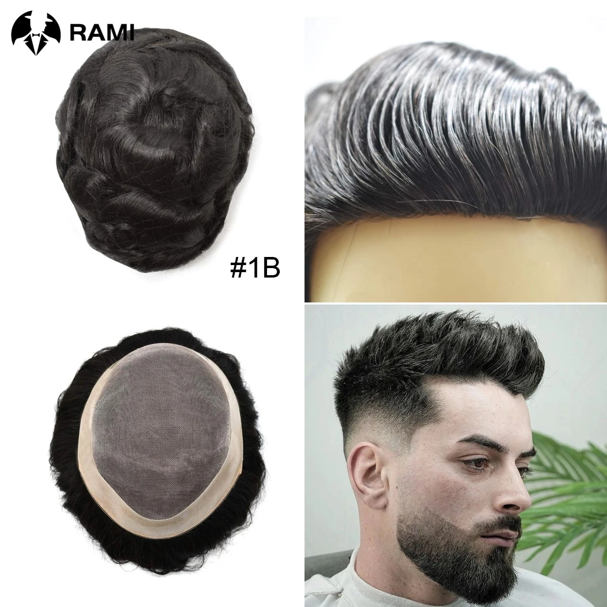 Masculino Fine Mono Cabelo Toupee, Prótese Capilar, Cabelo Natural Durável, Unidade do Sistema, 130% Densidade Perucas para Homem, 100% Cabelo Humano