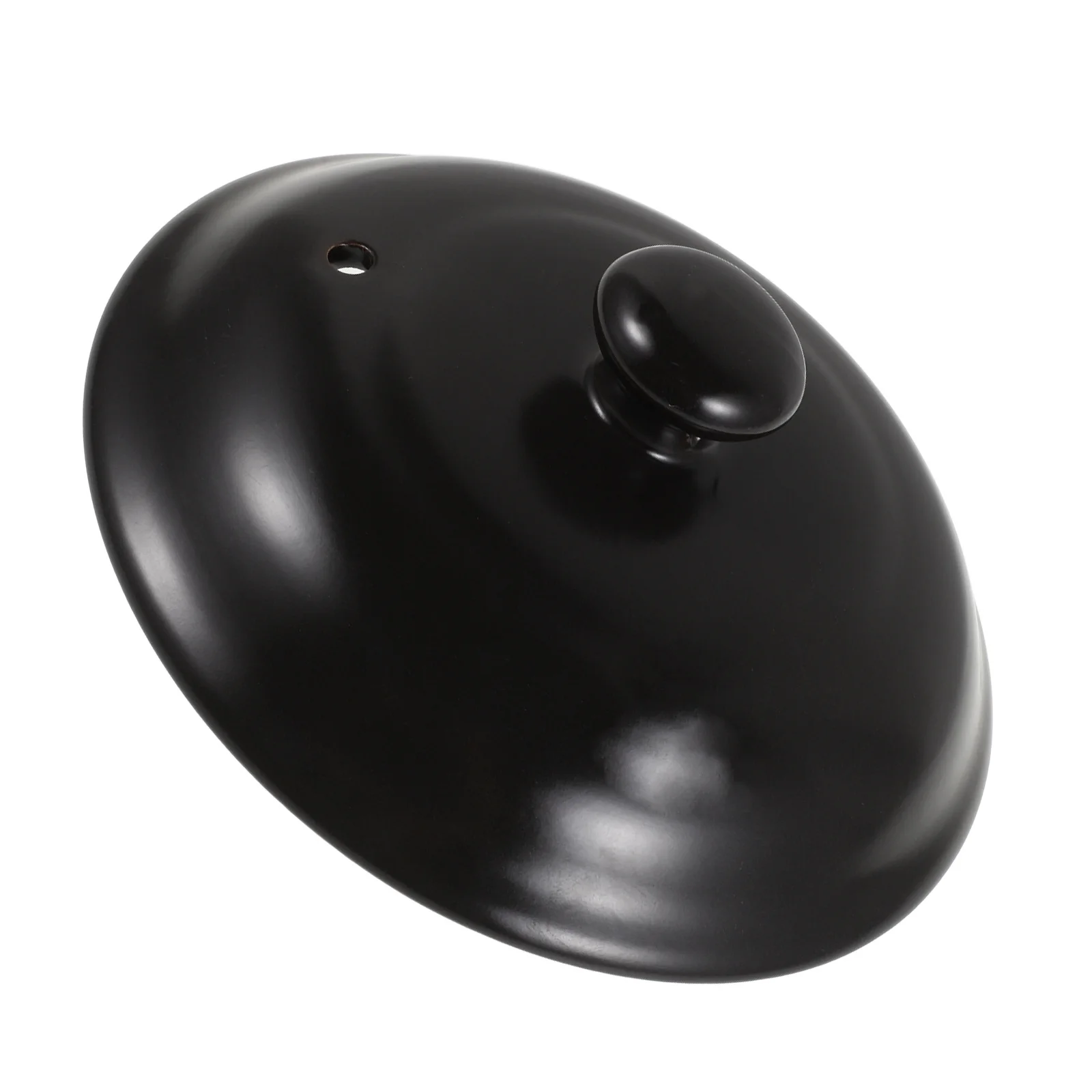 

19.5cm Round Ceramic Lid for Stew Pot Soup Cooking Earthenware Casserole Cover Heat Retention Household Kitchen Gadget