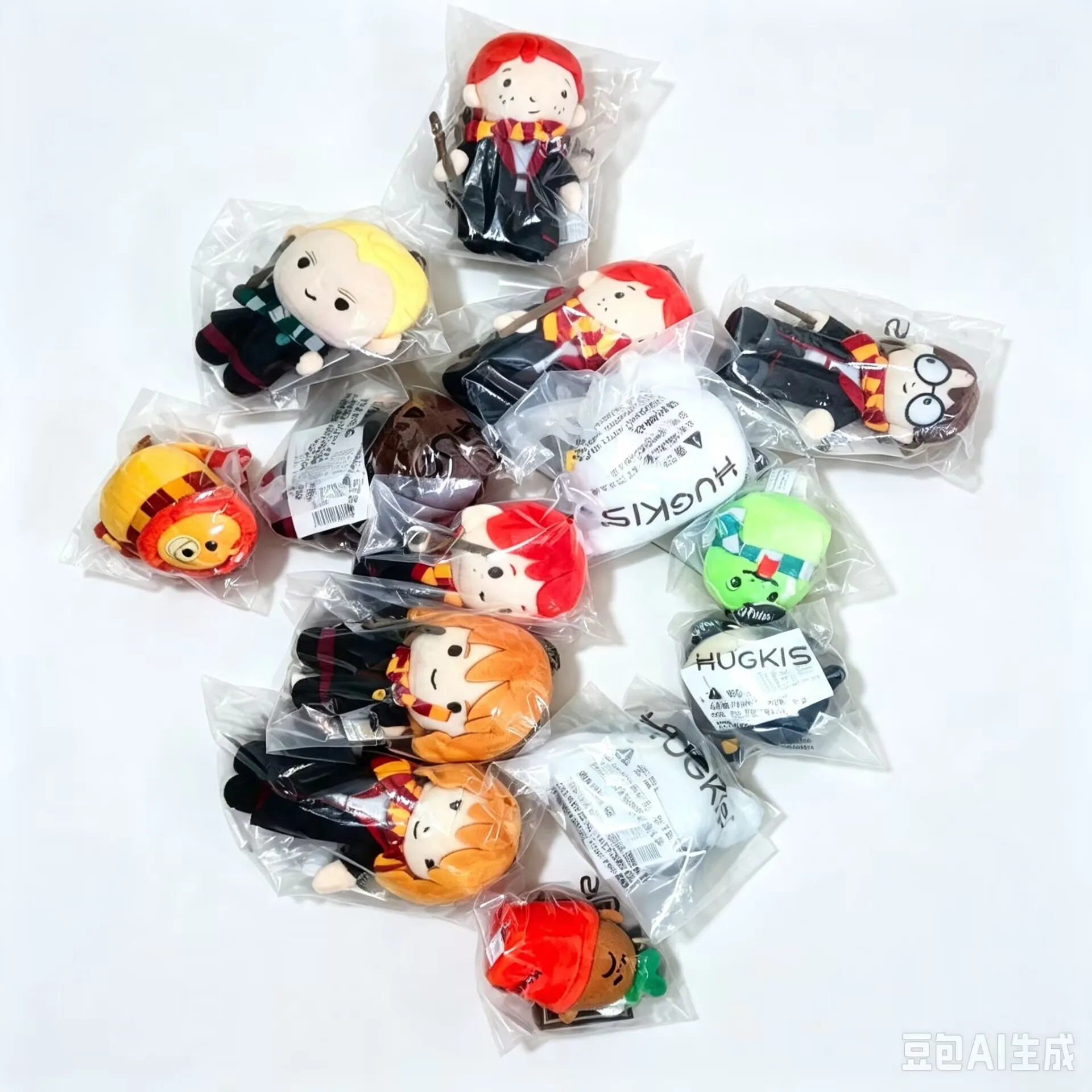 Classic Hot Anime Genuine Harry Potter Plush Dolls Keychains Small Pendant Bag Hangings Christmas Birthday Gifts