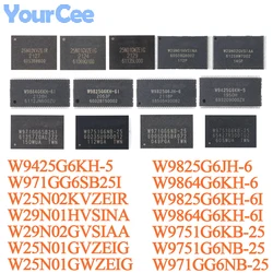5PCS/1PC W25N01GWZEIG W25N01 WSON-8 1.8V 1Gb Serial NAND Flash Chip W25N01GVZEIG W25N02KVZEIR 3V 2Gb W9751G6KB W9864G6KH W9825G6