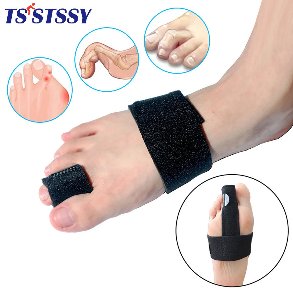 1PCS Toe Splints for Straightening, Toe Brace for Broken Toe Straighteners for Hammer Toes Crooked Toes Bent Toes