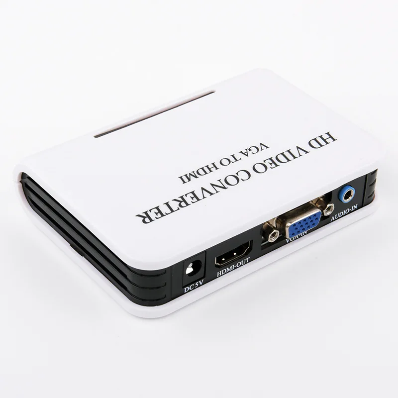 HW2220 преобразователь из VGA в HDMI с аудио VGA к HDMI Book 1080p компьютер подключен к монитору