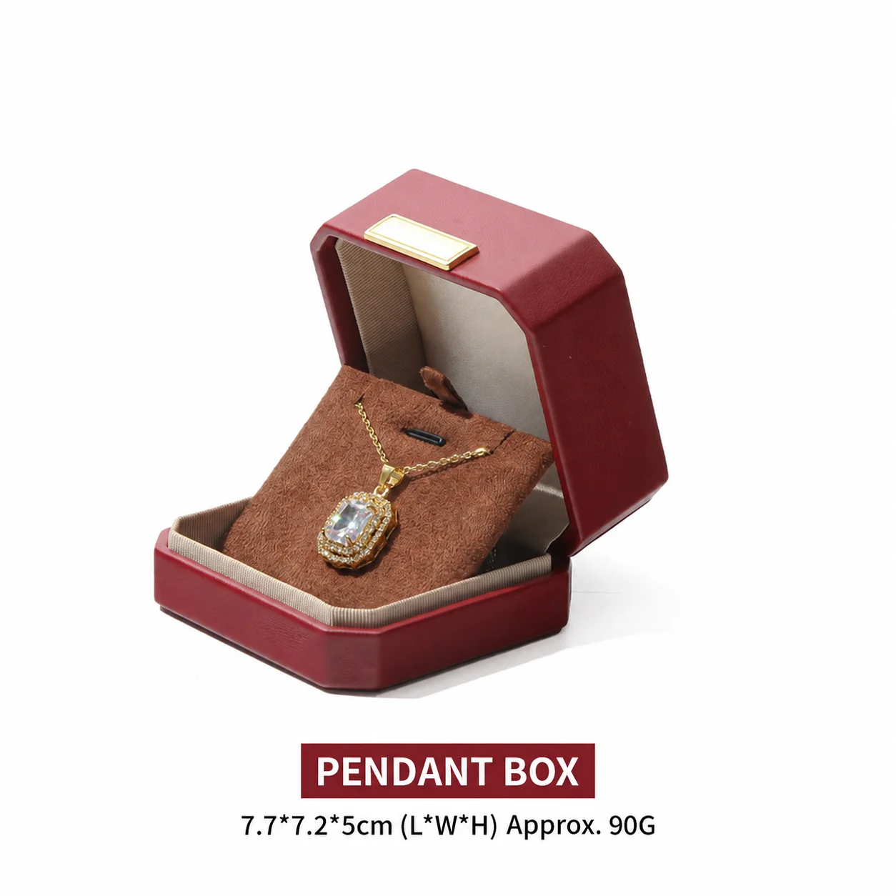 Jewelry Packaging Box Octagonal Ring Box Bracelet Box Soft Lined For Rings Pendants Engagement