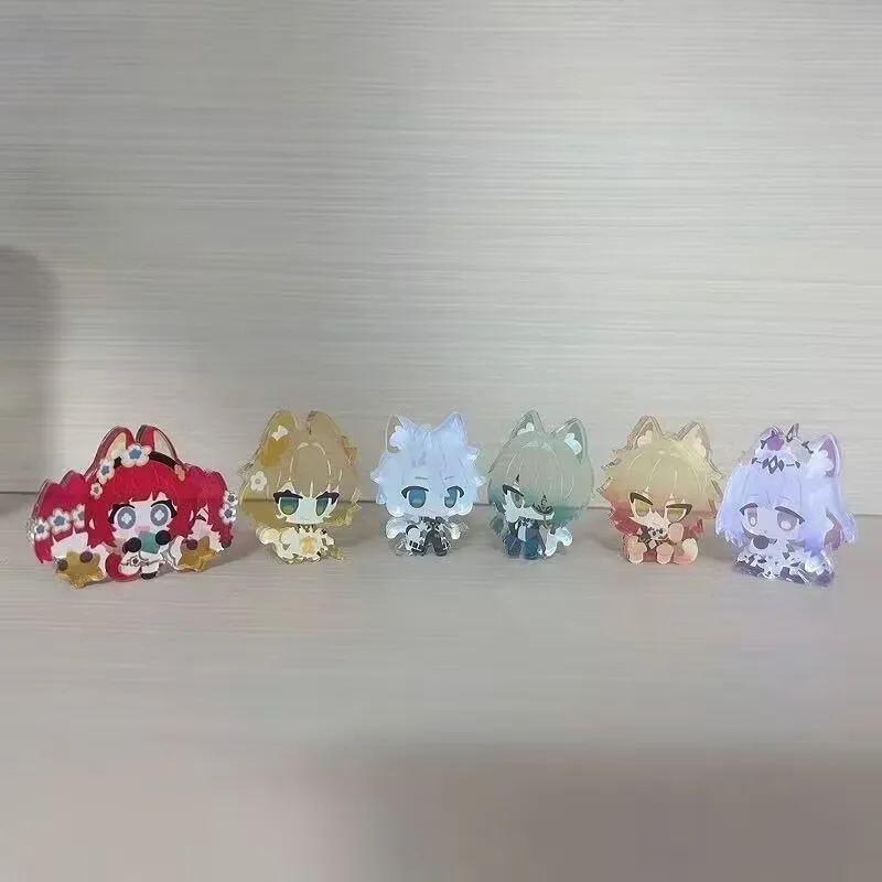 「Banha: Star Rail」「その瞬間、Xia、Bai 'e、Wan Di、Ti Bao、Xia Die、Agleya」ボーダーレス厚い自作スタンディー スタンディングサイン