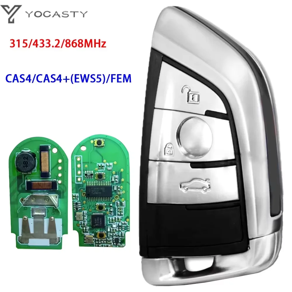 YCOASTY NBGIDGNG1 Smart Key For BMW 2 Series F45 F46 5 Series F10 F11 F07 F18 X5 F15 F85 2012 2013 2014 2015 2016 2018 433Mhz