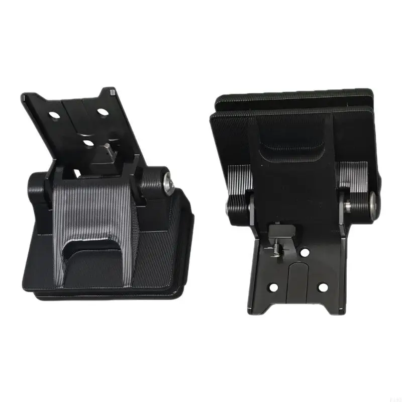Phonograph Lid Support Set of 2 with Black Spring-Assisted Parts F19E