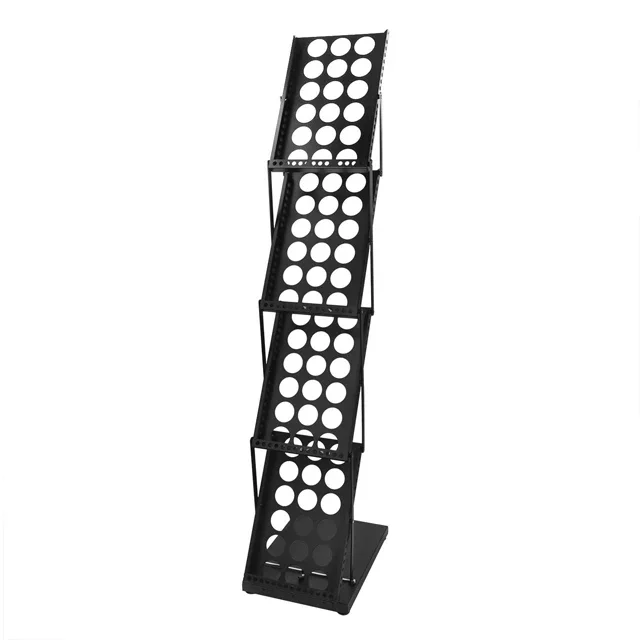 High Quality Metal Catalog Rack Brochure Holder Magazine Stand