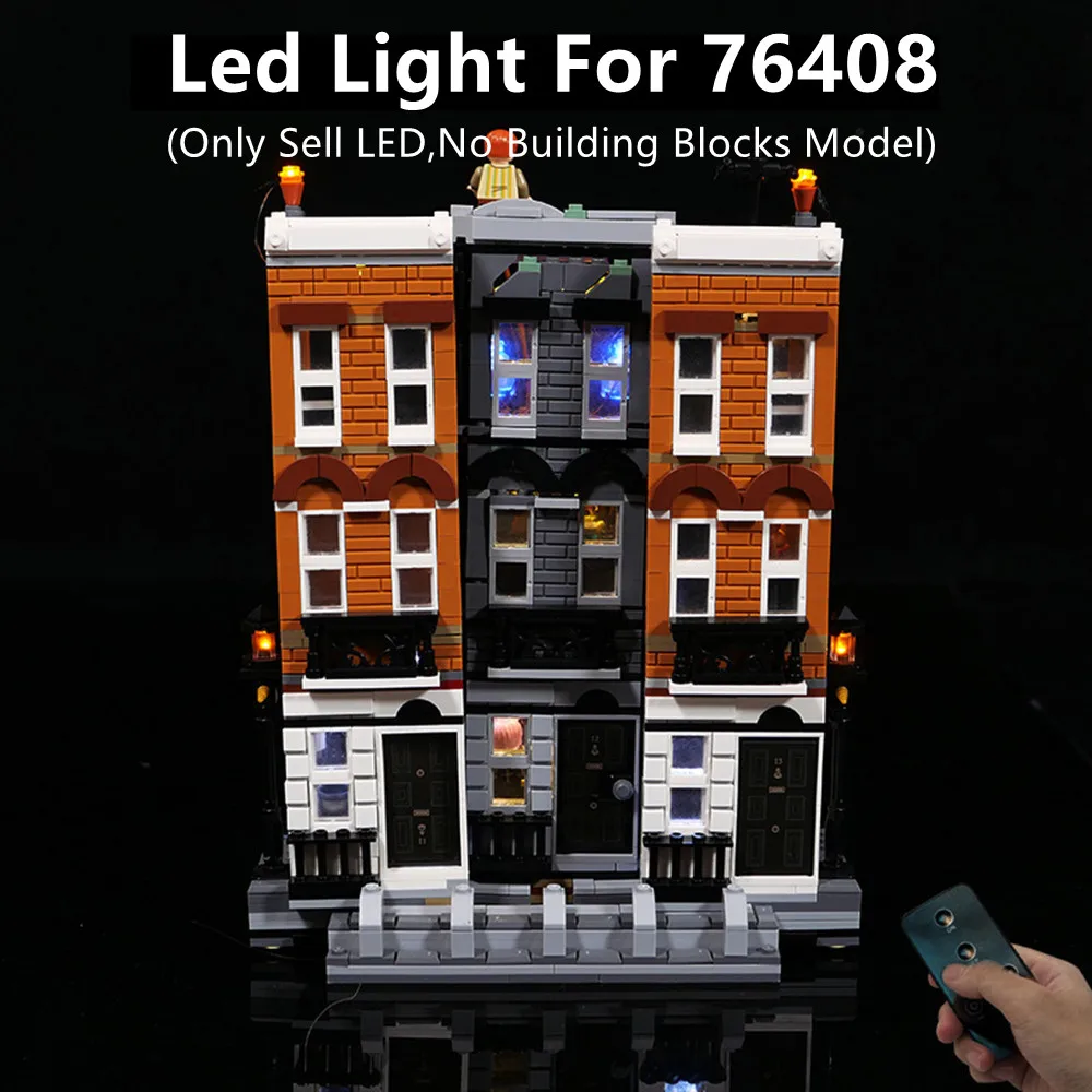 LED Light UP Lit For 76408 Building Blocks (Only LED No Model Bricks)