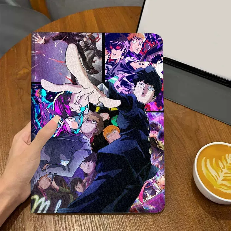 Mob Psycho 100 Popular For iPad Pro Air Mini 2 3 4 5 6 7 7th 8th 9th 10th 11th 10.2 9.7 10.5 10.9 11 12.9 13 حافظة كمبيوتر لوحي #2