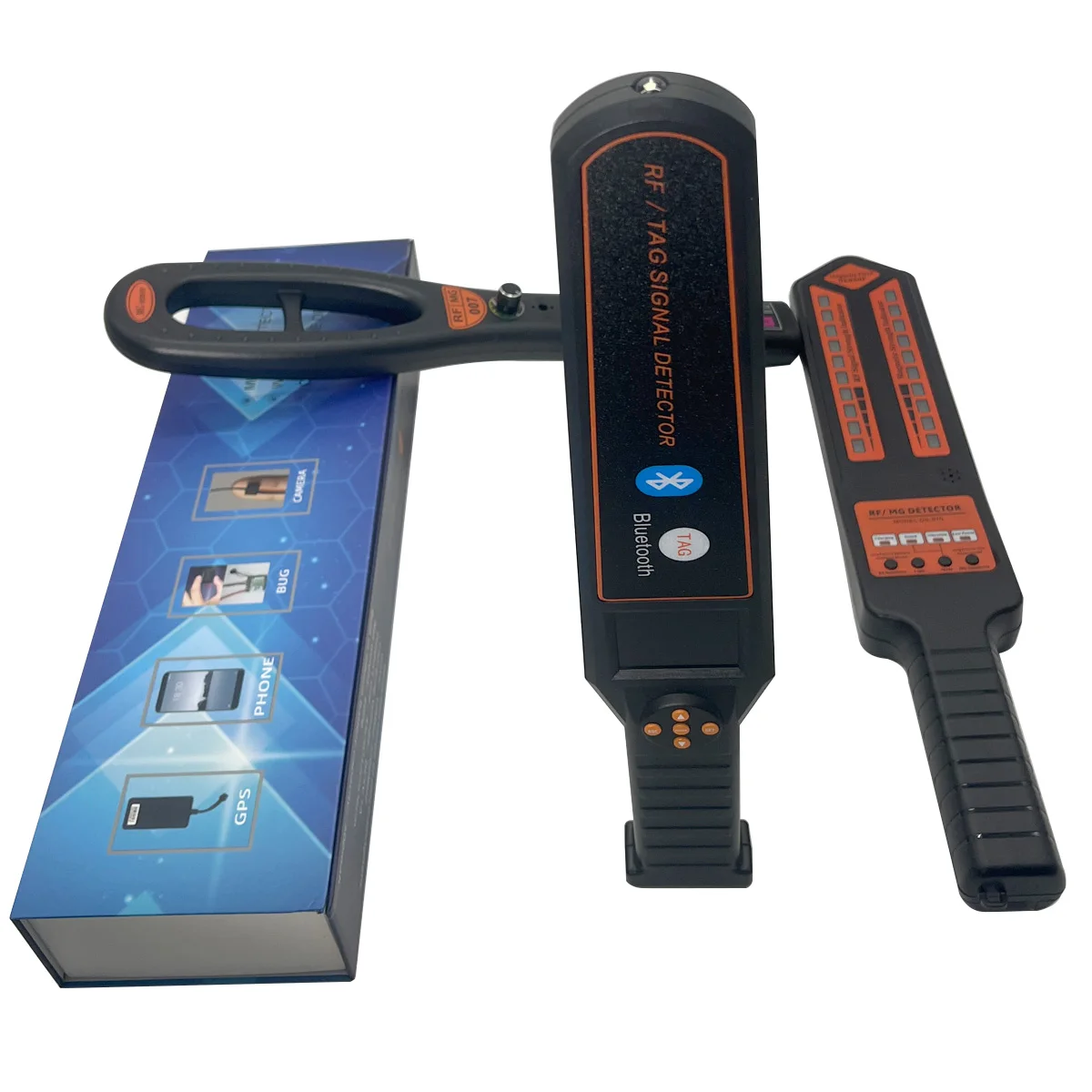 

Digital RF/TAG Signal Detector, Visual & Audio Signal Analysis for Wireless Bug, WiFi Camera, and Low-Power Bluetooth Tracker.