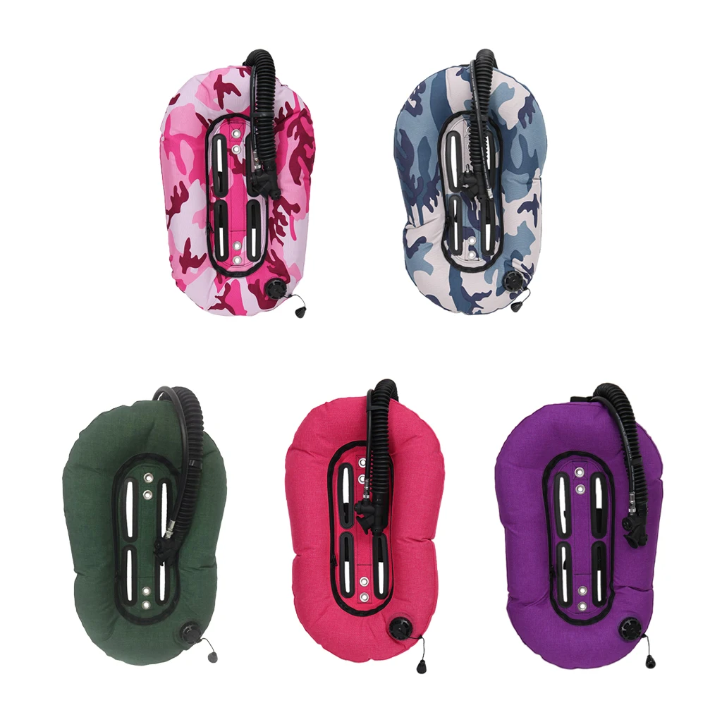 

Heavy Duty Scuba Diving Donut Wing Single Tank Freediving BCD Set 30lbs/13.3kg Multicolor Diving Donut Wing