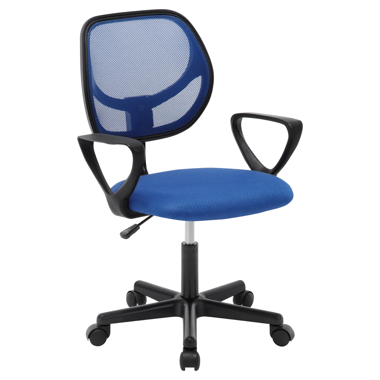 WOLTU Ergonomischer Kinder-Bürostuhl mit Rückenlehne und Armlehnen, 360° drehbar °   Höhenverstellbarer Drehbarer Computer-Studierstuhl für Zuhause